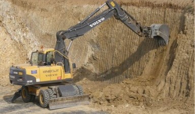 Объявление от Аренда спецтехники: «Колесный экскаватор Wacker Neuson EW100 Wacker Neuson» 1 фото