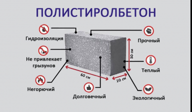 Строительные блоки от ПолистиролБетон Абакан:  1 фото