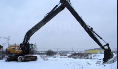 Аренда экскаватора с грейдерным отвалом от ГК САЛК:  1 фото