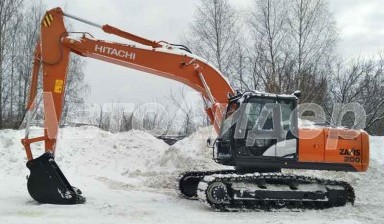 Аренда экскаватора с гидроножницами от Авто-лидер: Hitachi 1 фото