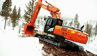 Аренда экскаватора вездехода от Наталья: Hitachi 200 2 фото