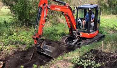 Объявление от Аренда экскаватора: «Гусеничный экскаватор Kubota U48-4 с оператором Kubota» 1 фото