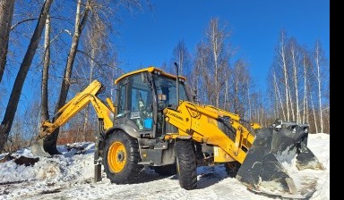 Объявление от Ценев Артем Иванович: «Услуги экскаватора погрузчика JCB cx3» 2 фото