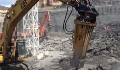 Rock breaker machine от Gallagher: Caterpillar 1 photos