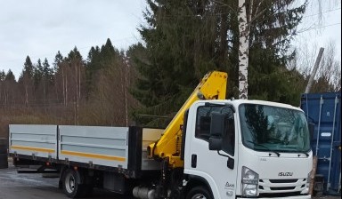 Аренда манипулятора 2 тонны от Хотеев Евгений Викторович: Isuzu nqr 90 1 фото