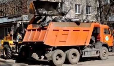 Вывоз мусора и бытовых отходов от Медет: КамАЗ 1 фото