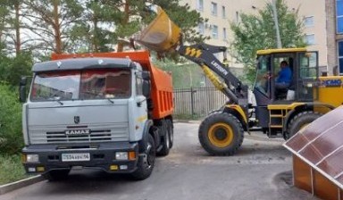 Вывоз мусора и бытовых отходов от Доставка: КамАЗ 1 фото