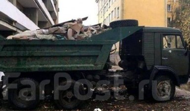 Вывоз мусора и бытовых отходов от Марта: КамАЗ 1 фото