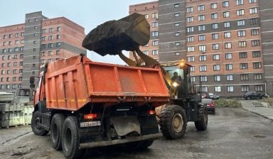 Вывоз мусора и бытовых отходов от Аренда ПОГРУЗЧИКОВ: КамАЗ 1 фото
