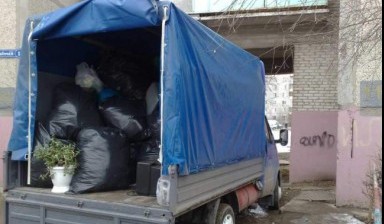 Вывоз строительного мусора с грузчиками от Бекжан: Газель 1 фото