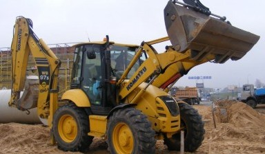 Экскаваторы-погрузчики от Евгений: Komatsu WB97S 1 фото