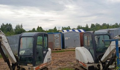 Аренда мини-экскаватора с планировочным ковшом от АлЗу: Bobcat 331 1 фото