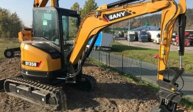 Мини-экскаваторы от АТТИК-МЕХАНИЗАЦИЯ: SANY SY35U 1 фото
