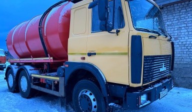 Объявление от Сергей: «АССЕНИЗАТОР 18 кубов. Услуги откачки. маз» 1 фото