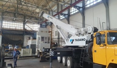 Объявление от Григорян Аргишты Григорян: «Аренда автокрана  50, 55  тонн с лебедкой TADANO TR-550M» 3 фото