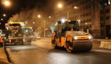 Нанесение дорожной разметки от Орион:  1 фото