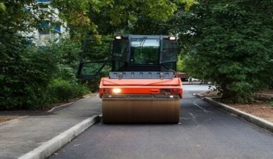 Нанесение дорожной разметки от АлтайДорСтандарт:  1 фото
