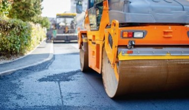 Благоустройство территории от Строительство дорог в Красноярске: 1 фото