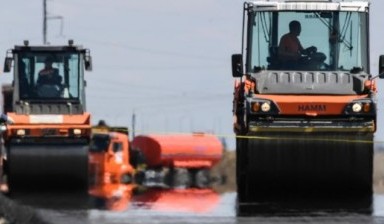 Благоустройство территории от Строительство дорог в Абакане: 1 фото