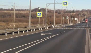 Нанесение дорожной разметки от ПензаДорСтрой:  1 фото