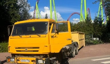Вывоз мусора и бытовых отходов от Саня: КАМАЗ 4 фото