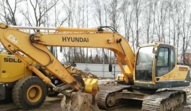 Объявление от ТЕХНО РЕСУРС: «Аренда колесных полноповоротных экскаваторов Hyundai» 1 фото