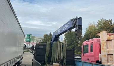 Объявление от Павел: «Аренда и услуги манипулятора, стрела 5 т, 12 м Камаз» 2 фото