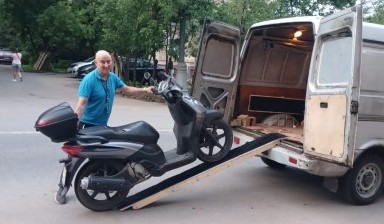 Объявление от Хайретдинов Наил Абдулахатович: «Перевозка грузов мотоцикла на газели» 1 фото