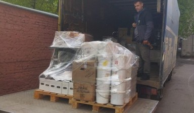 Объявление от Евгений: «Грузоперевозки Объём кузова 36 кубов. Гидроборт» 1 фото