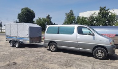 Объявление от Середа Виктория Викторовна: «Перевозка грузов Toyota regius с прицепом» 4 фото