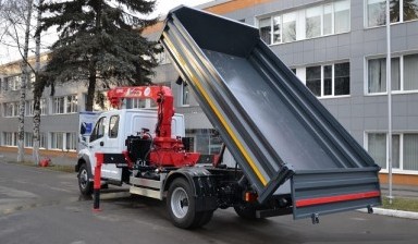 Объявление от Плотникова Н.С.: «Аренда самосвал- манипулятор 5 тонн.» 1 фото