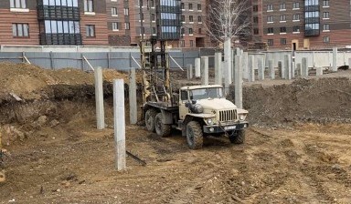 Объявление от БУРОЯМ: «Аренда ямобура, буровой установки. Буровые работы. Isuzu LEF» 3 фото