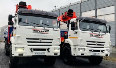 Объявление от МЕГАРЕНТ: «Аренда манипулятора вездехода 10тн борт 7тн стрела» 2 фото