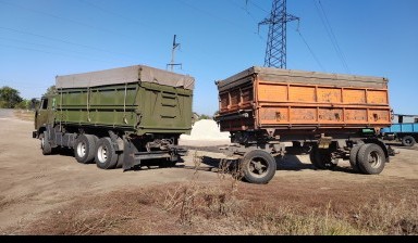 Объявление от Тюрин Николай Владимирович: «Зерновоз. Семечка. Перевозка сыпучих грузов Камаз55102» 1 фото