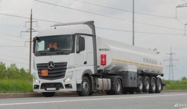 Объявление от Севзапнефтепродукт: «Бензовозом Перевозка Бензина и ДТ Volvo FM420 и Mersedes» 1 фото