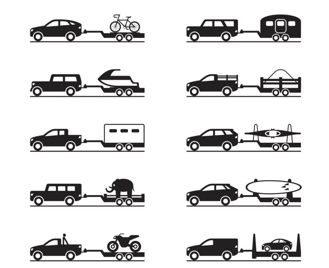 Автомобиль с прицепом рисунок