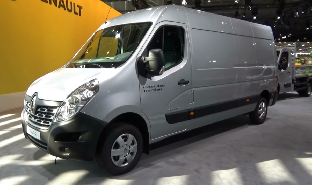 Основные характеристики коммерческого грузового фургона Renault Master