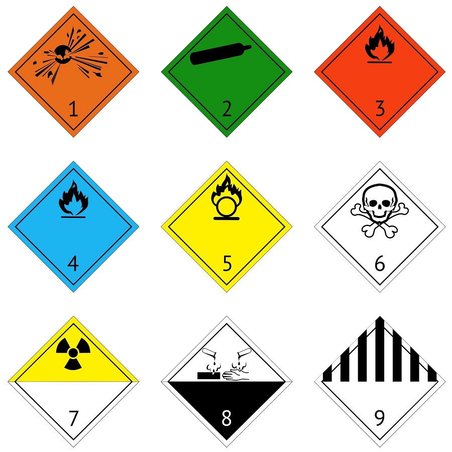 Опасный груз класс 9 (Прочие опасные вещества и изделия)