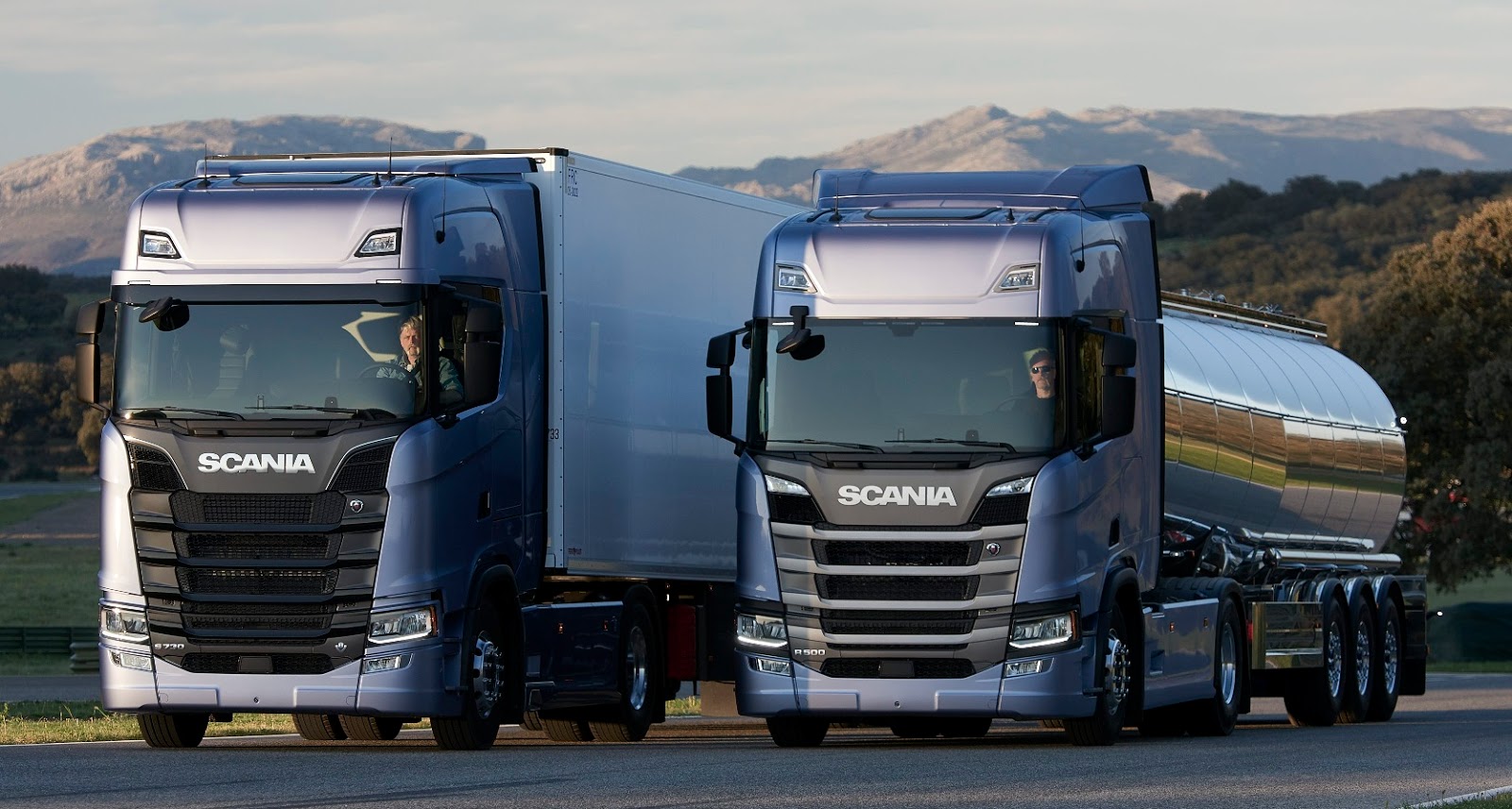 Новый грузовик Scania для транспортной компании