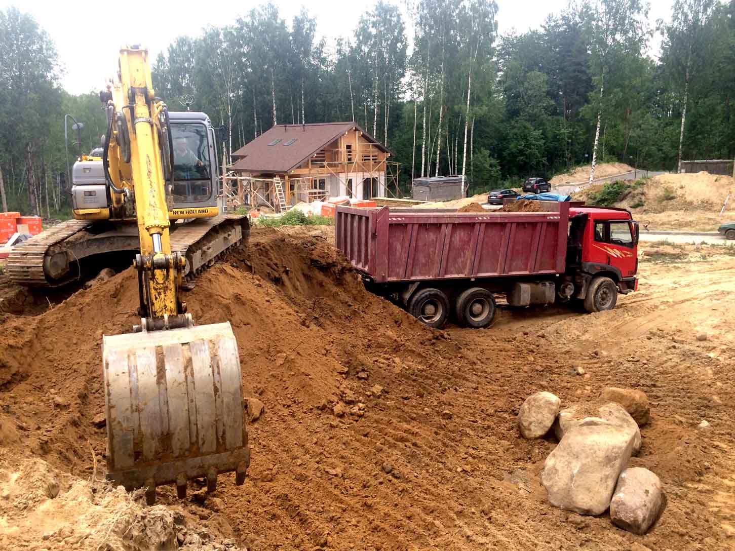 Земляные работы в строительстве загородного дома